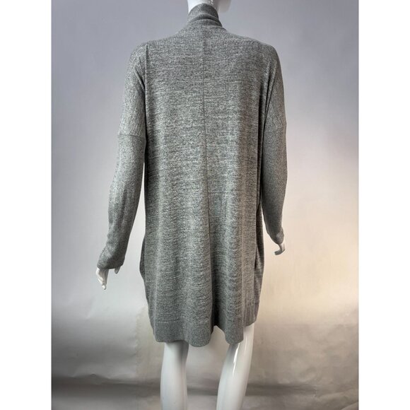 Gap Womens Heather Gray Open Front Cardigan Sweater Long Sleeve Lightweight L - Picture 3 of 16